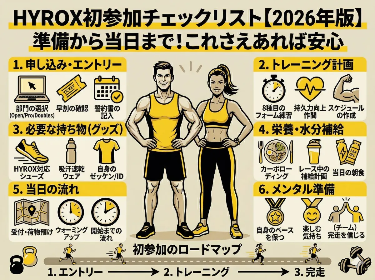 HYROX初参加チェックリスト【2026年版】