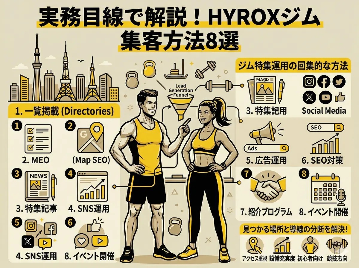 HYROXジムの集客方法8選